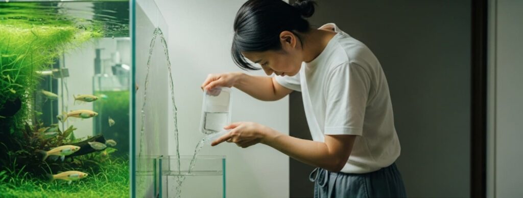 メダカの水換えは何日に一回?