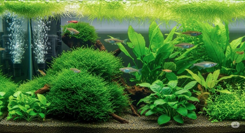 ブクブクは必須?水草は必要なの?